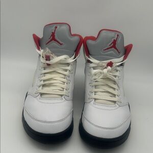 Men’s Fire Red Air Jordan Sneakers w/box